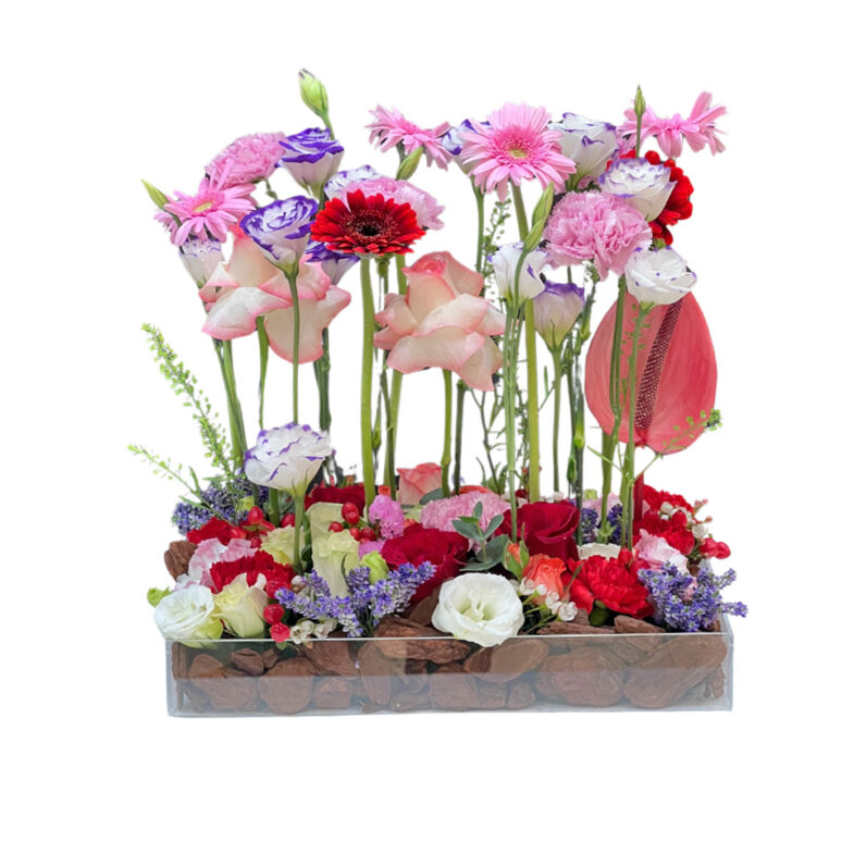 flowers acrylic