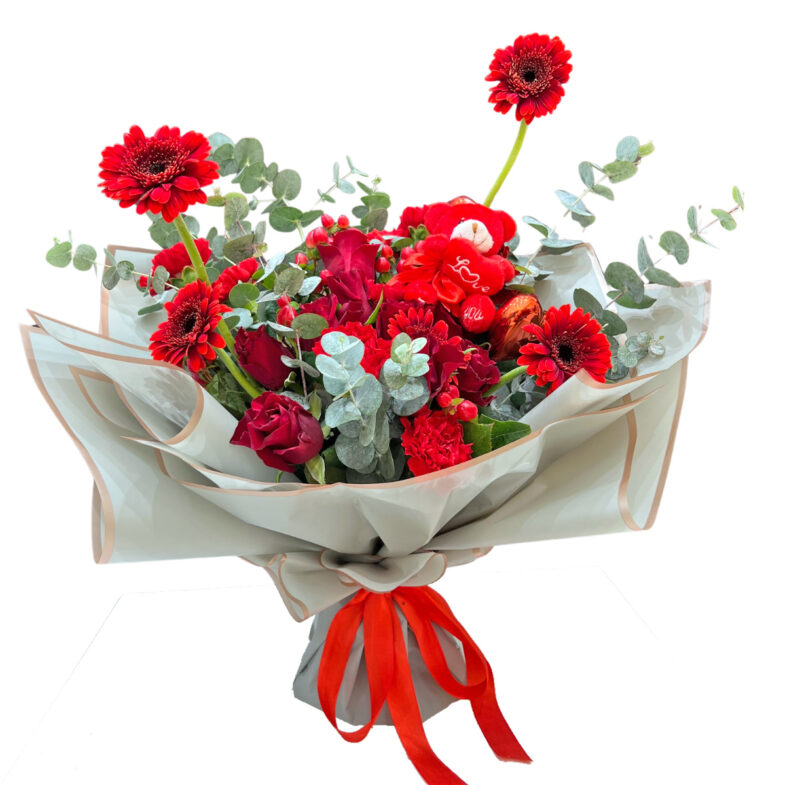 red flowers bouquet