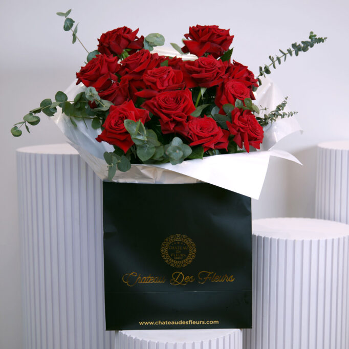 Red roses bouquet