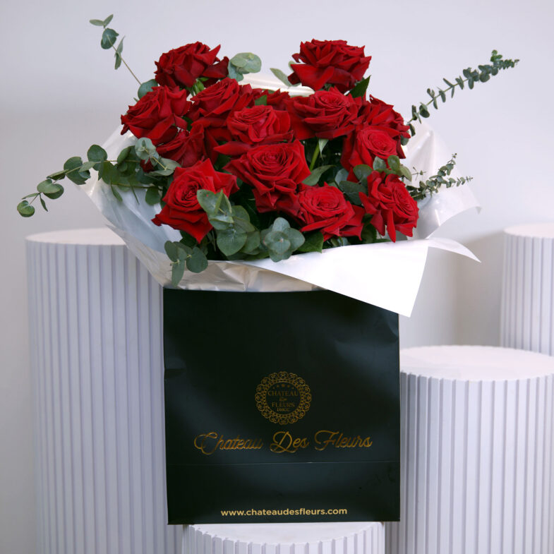 Red roses bouquet