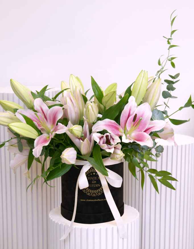 lillies-in-black-box